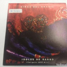 Discos de vinilo: NIÑOS DEL BRASIL/IDOLOS DE BARRO/SINGLE PROMOCIONAL.. Lote 363824585