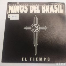 Discos de vinilo: NIÑOS DEL BRASIL/EL TIEMPO/SINGLE PROMOCIONAL.. Lote 363824870