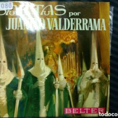 Discos de vinilo: JUANITO VALDERRAMA - SAETAS POR JUANITO VALDERRAMA (7”, EP, MONO). Lote 363826065