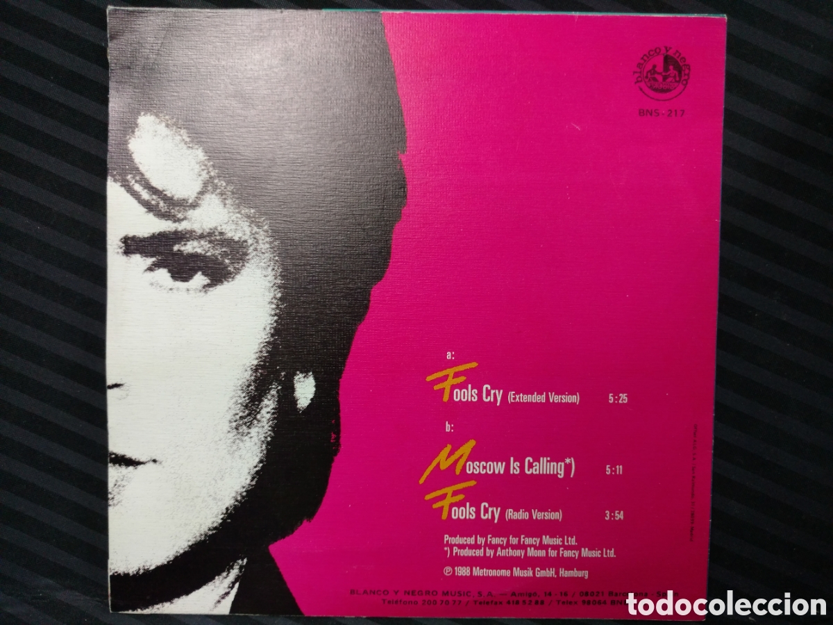 Discos de vinilo: Fancy - Fools Cry (7&rdquo;, Promo) - Foto 2