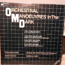Discos de vinilo: MAXI PROMOCIONAL ORCHESTRAL MANOEUVRES IN THE DARK OMD : EN CONCIERTO. Lote 363855960