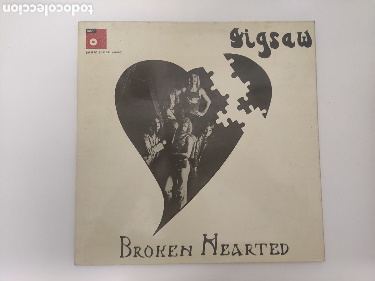 Discos de vinilo: Jigsaw &ndash; Broken Hearted - BASF &ndash; 32-53.523 - 1974 - Foto 1