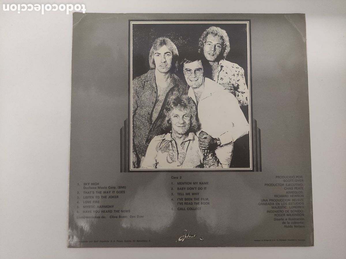 Discos de vinilo: Jigsaw &ndash; Sky High - BASF &ndash; 35 93255 - 1976 - Foto 2
