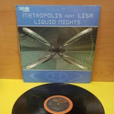 Discos de vinilo: MAXI SINGLE - DISCO DE VINILO - METROPOLIS - LIQUID NIGHTS / THIS IS LOVE. Lote 363865495