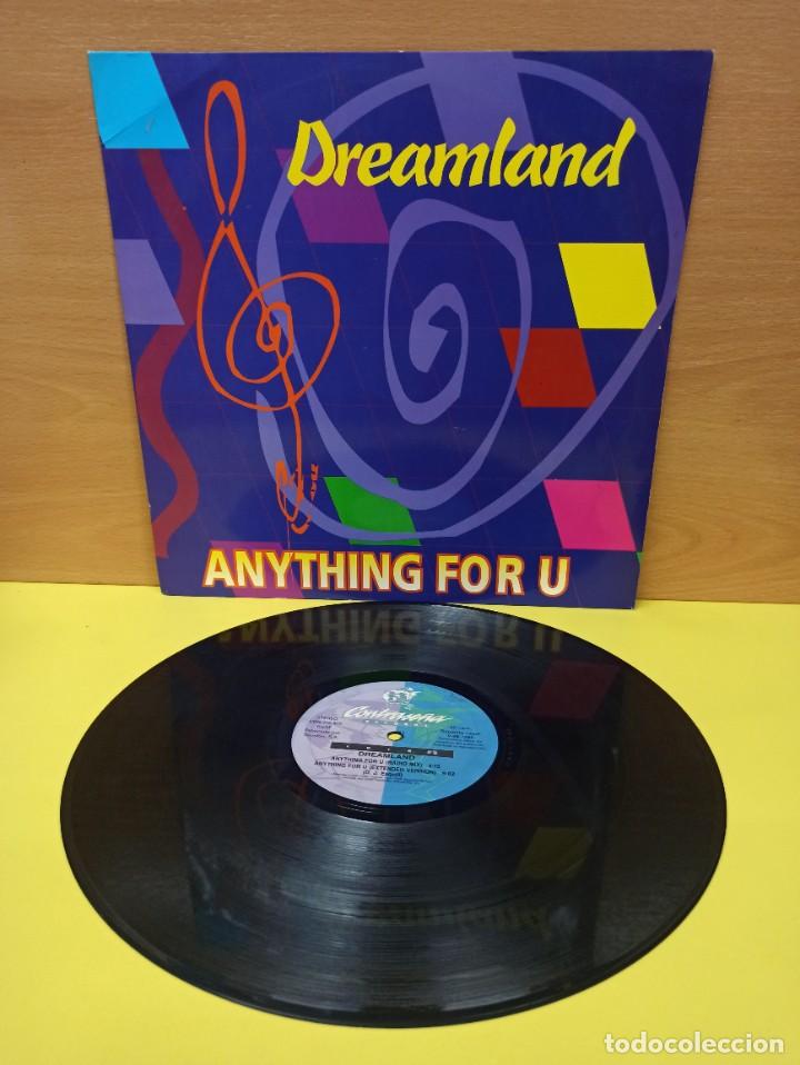 Discos de vinilo: MAXI SINGLE - DISCO DE VINILO - DREAMLAND - ANYTHING FOR U - Foto 1