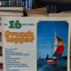 Discos de vinilo: SVENSKTOPPAR - NU 16 MELODIER