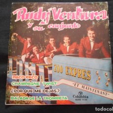 Discos de vinilo: RUDY VENTURA Y SU CONJUNTO // PACO PECO + 3. Lote 363901896