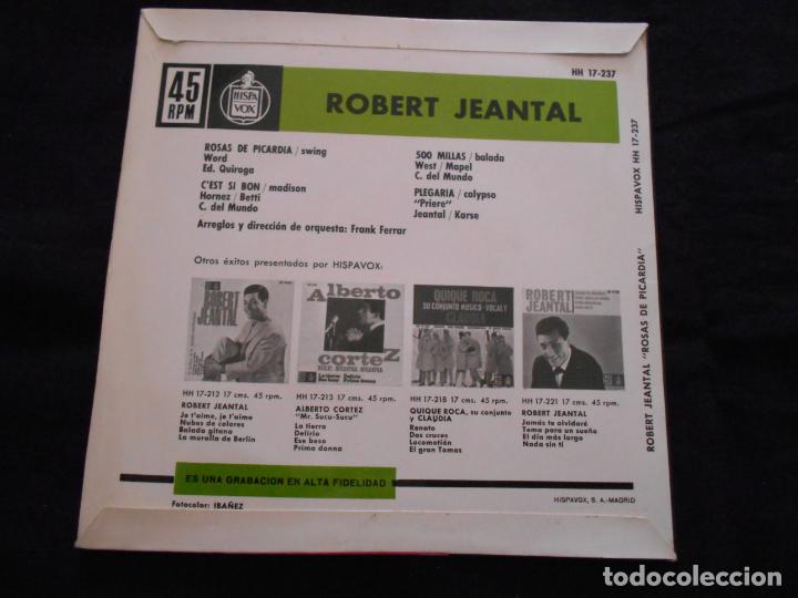Discos de vinilo: ROBERT JEANTAL // ROSAS DE PICARDIA + 3 - Foto 2