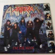 Discos de vinilo: LP ANTHRAX - I'M THE MAN MAXI SINGLE. Lote 363913031