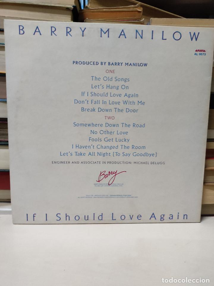 Discos de vinilo: Barry Manilow &ndash; If I Should Love Again - Foto 2