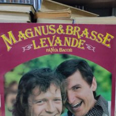 Discos de vinilo: MAGNUS & BRASSE – LEVANDE PÅ NYA BACCHI
