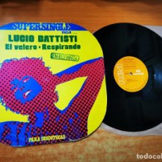 Discos de vinilo: LUCIO BATTISTI RESPIRANDO CANTADO EN ESPAÑOL 12” MAXI SINGLE VINILO DEL AÑO 1977 2 TEMAS. Lote 363917051