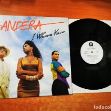 Discos de vinilo: BANDERA I WANNA KNOW REMIXES + VERSION EN ESPAÑOL 12” MAXI SINGLE VINILO PROMO 1990 FRANCIA 3 TEMAS. Lote 363918286