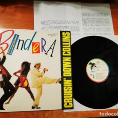 Discos de vinilo: BANDERA CRUISIN' DOWN COLLINS REMIXES 12” MAXI SINGLE VINILO PROMO 1989 ESPAÑA HOJA PRENSA 4 TEMAS. Lote 363919911