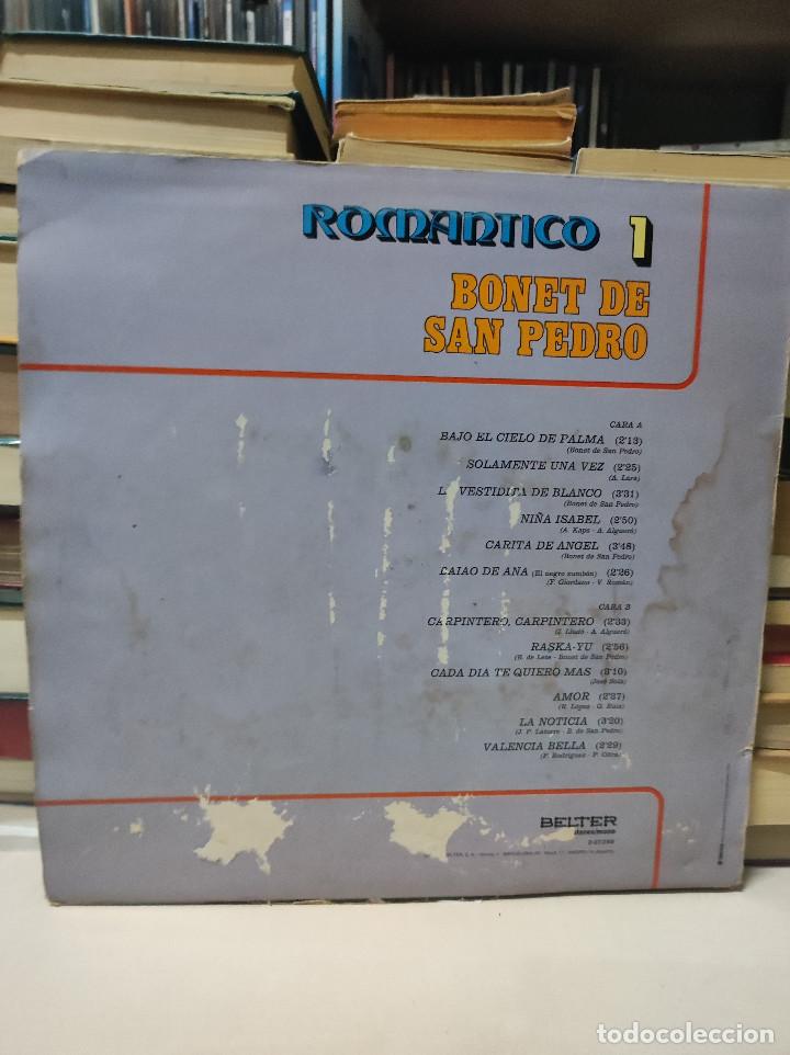 Discos de vinilo: Bonet De San Pedro &ndash; Rom&aacute;ntico 1 - Foto 2