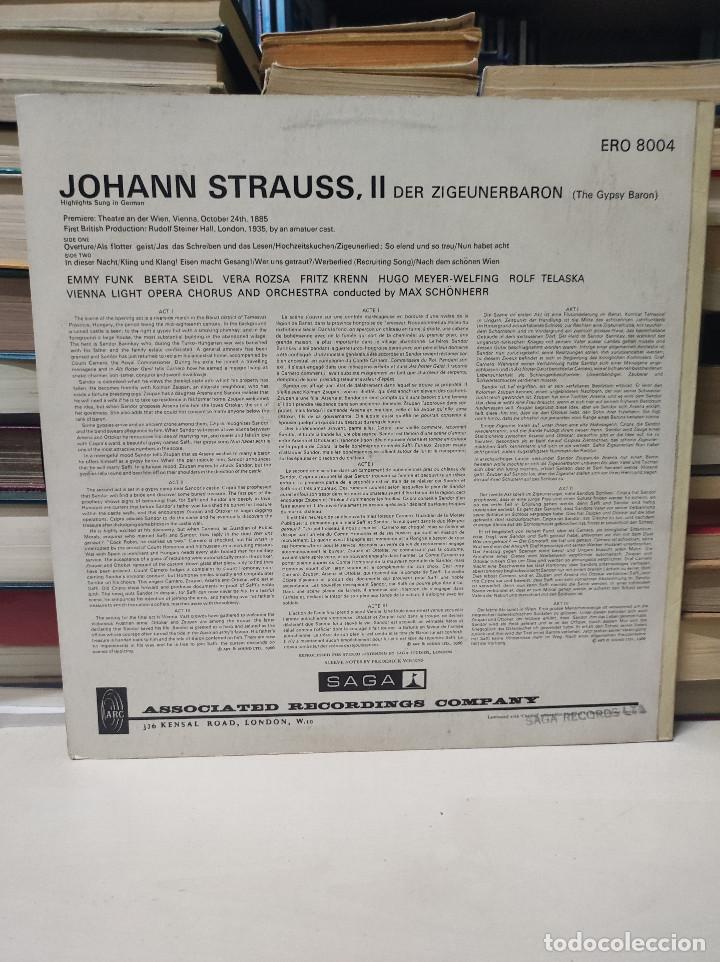 Discos de vinilo: GYPSY BARON JOHANN STRAUSS - Foto 2