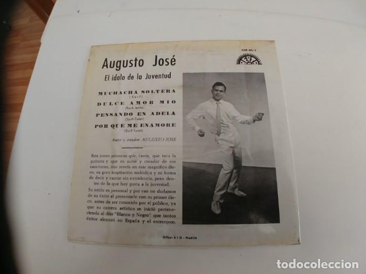 Discos de vinilo: AUGUSTO JOSE-EP MUCHACHA SOLTERA +3 - Foto 2