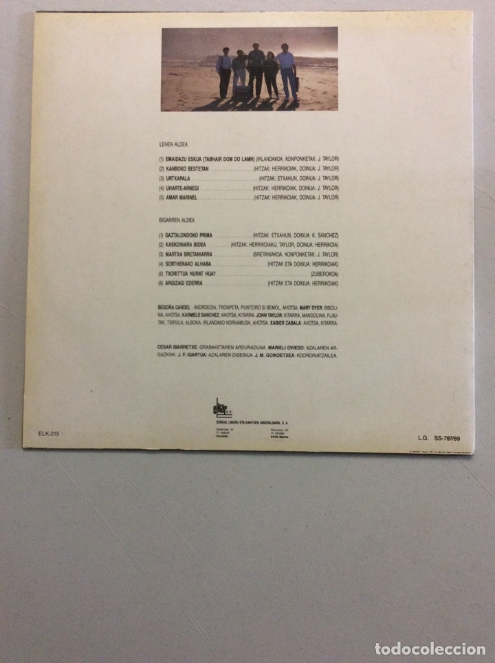 Discos de vinilo: Lauburu taldea. Up eta lur. - Foto 2
