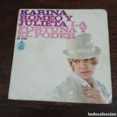 Discos de vinilo: KARINA - ROMEO Y JULIETA 1967 HISPAVOX. Lote 363949926