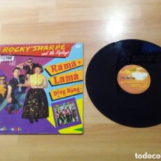 Discos de vinilo: ROCKY SHARPE AND THE REPLAYS - RAMA LAMA DING DONG - MAXI - SPAIN - MAX MUSIC - PLS 298 - L -. Lote 363951246