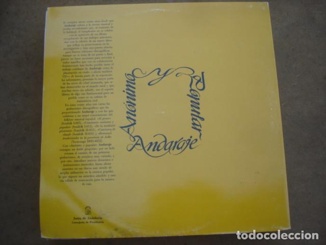 Discos de vinilo: Andaraje &lrm; An&oacute;nimo Y Popular - Foto 3