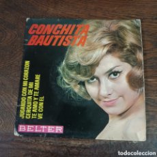 Discos de vinilo: CONCHITA BAUTISTA - JUGANDO CON MI CORAZON + 3 BELTER 1964. Lote 363952001