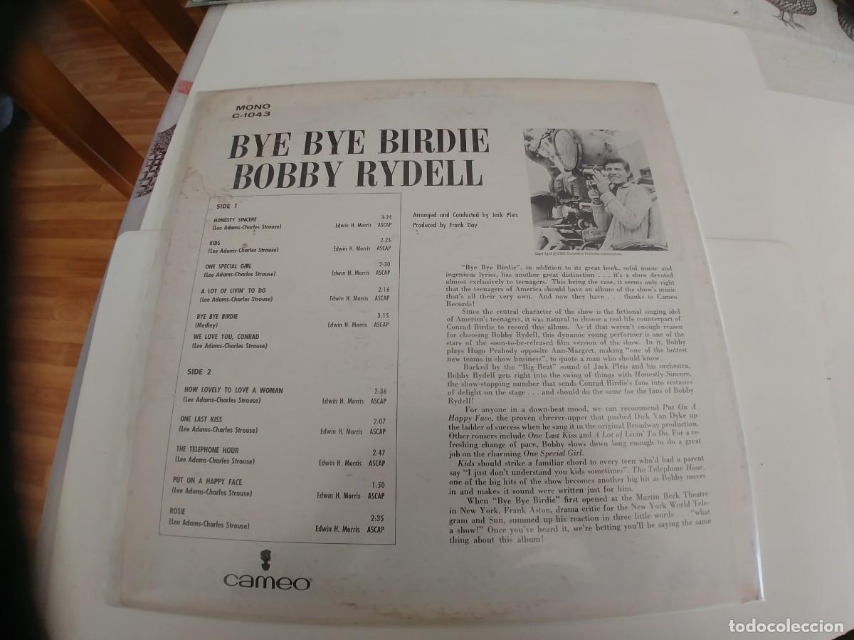 Discos de vinilo: BOBBY RYDELL-LP BYE BYE BIRDIE - Foto 2