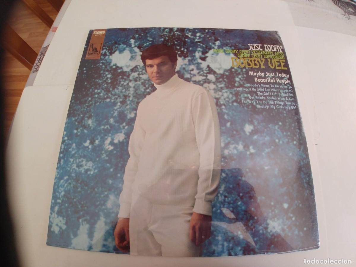 Discos de vinilo: BOBBY VEE-LP JUST TODAY-PRECINTADO - Foto 1