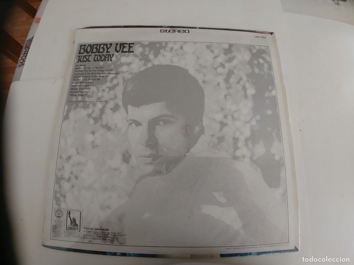 Discos de vinilo: BOBBY VEE-LP JUST TODAY-PRECINTADO - Foto 2