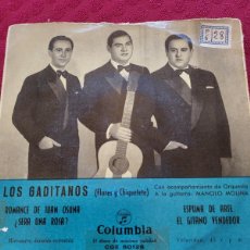 Discos de vinilo: LOS GADITANOS EP SELLO COLUMBIA EDITADO EN ESPAÑA AÑO 1956... Lote 363973686