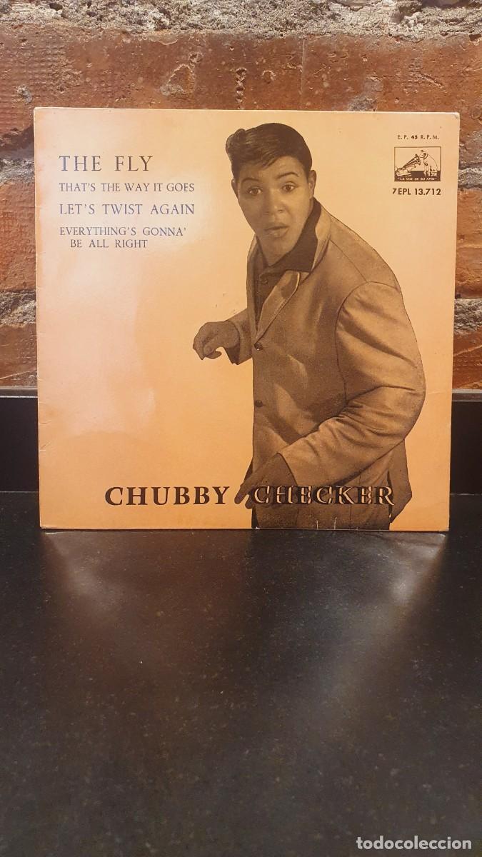 Discos de vinilo: Chubby Checker The fly+3 EP - Foto 1