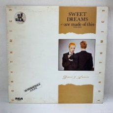 Discos de vinilo: MAXI SINGLE EURYTHMICS - SWEET DREAMS / DULCES SUEÑOS - ESPAÑA - AÑO 1983. Lote 363998106