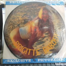 Discos de vinilo: BRIGITTE BARDOT LP PICTURE DISC ...ET DIEU CREA LA FEMME. Lote 402638534