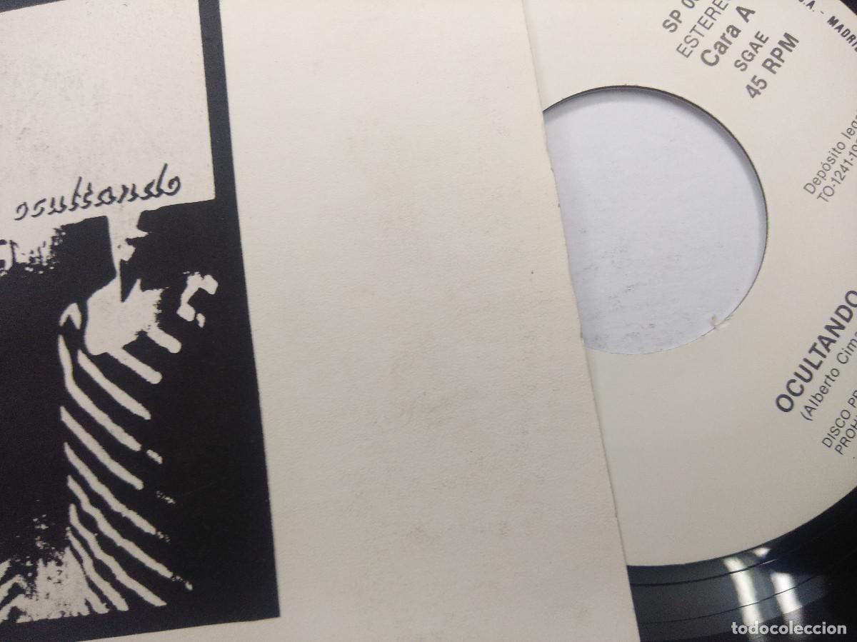 Discos de vinilo: SATI DE CREM/OCULTANDO/SINGLE PROMOCIONAL. - Foto 2