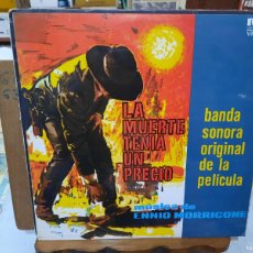 Discos de vinilo: LA MUERTE TENÍA UN PRECIO - BSO DE LA PELÍCULA - ENNIO MORRICONE - LP. SELLO RCA 1966. Lote 364015636