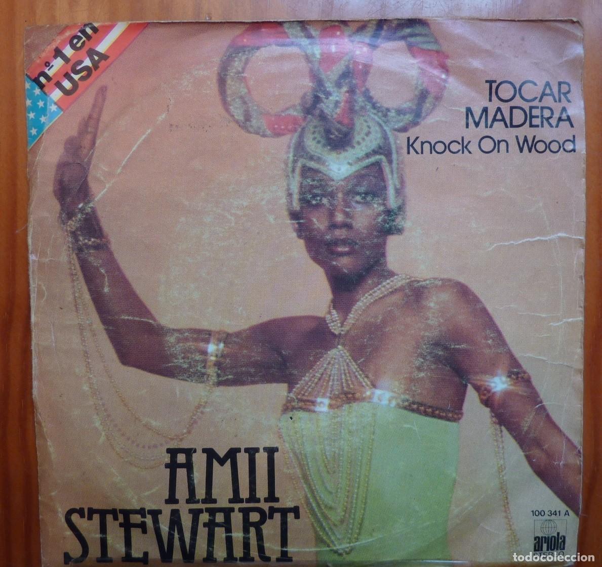 Discos de vinilo: AMII STEWART / TOCAR MADERA / 1979 / SINGLE - Foto 1