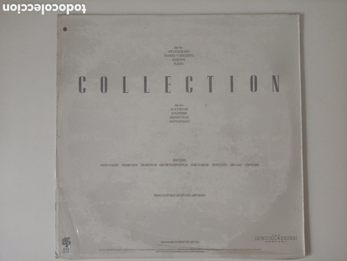 Discos de vinilo: Dave Grusin &ndash; Collection - GRP &ndash; GRP-9579-1 - 1989 - Foto 2