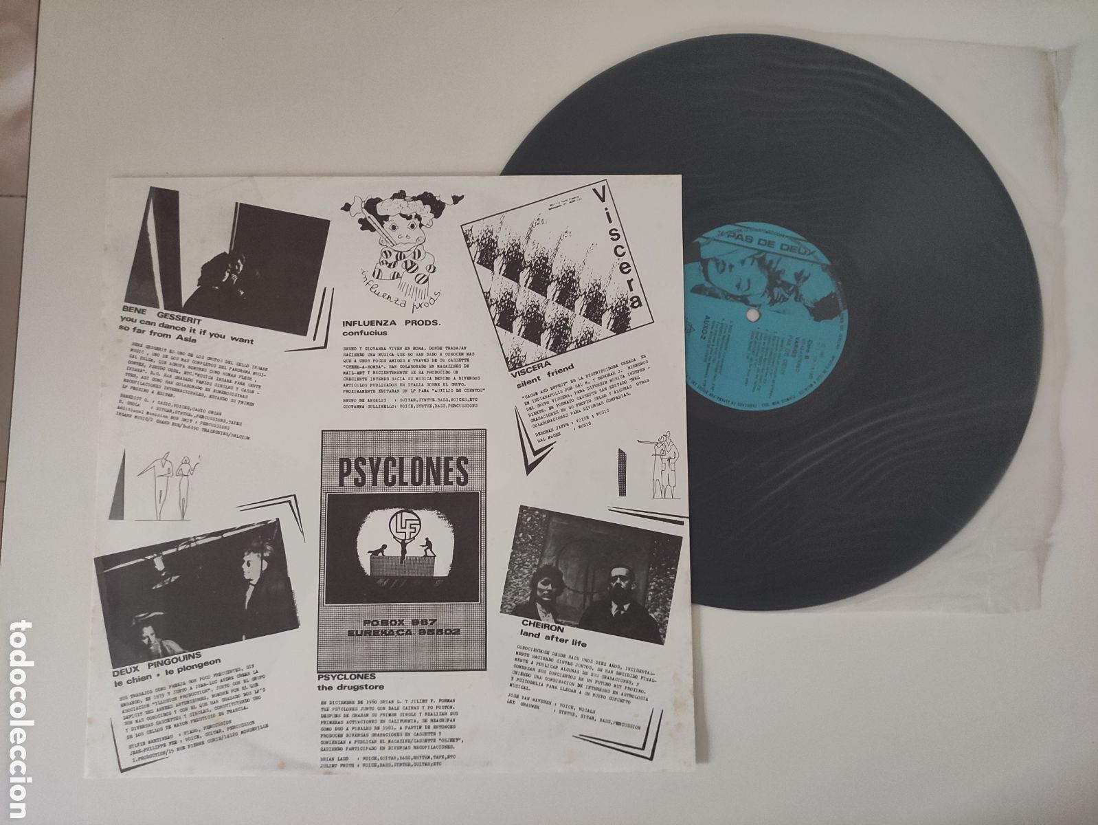 Discos de vinilo: Various &ndash; Pas De Deux - Auxilio De Cientos &ndash; AUX02 - Foto 3