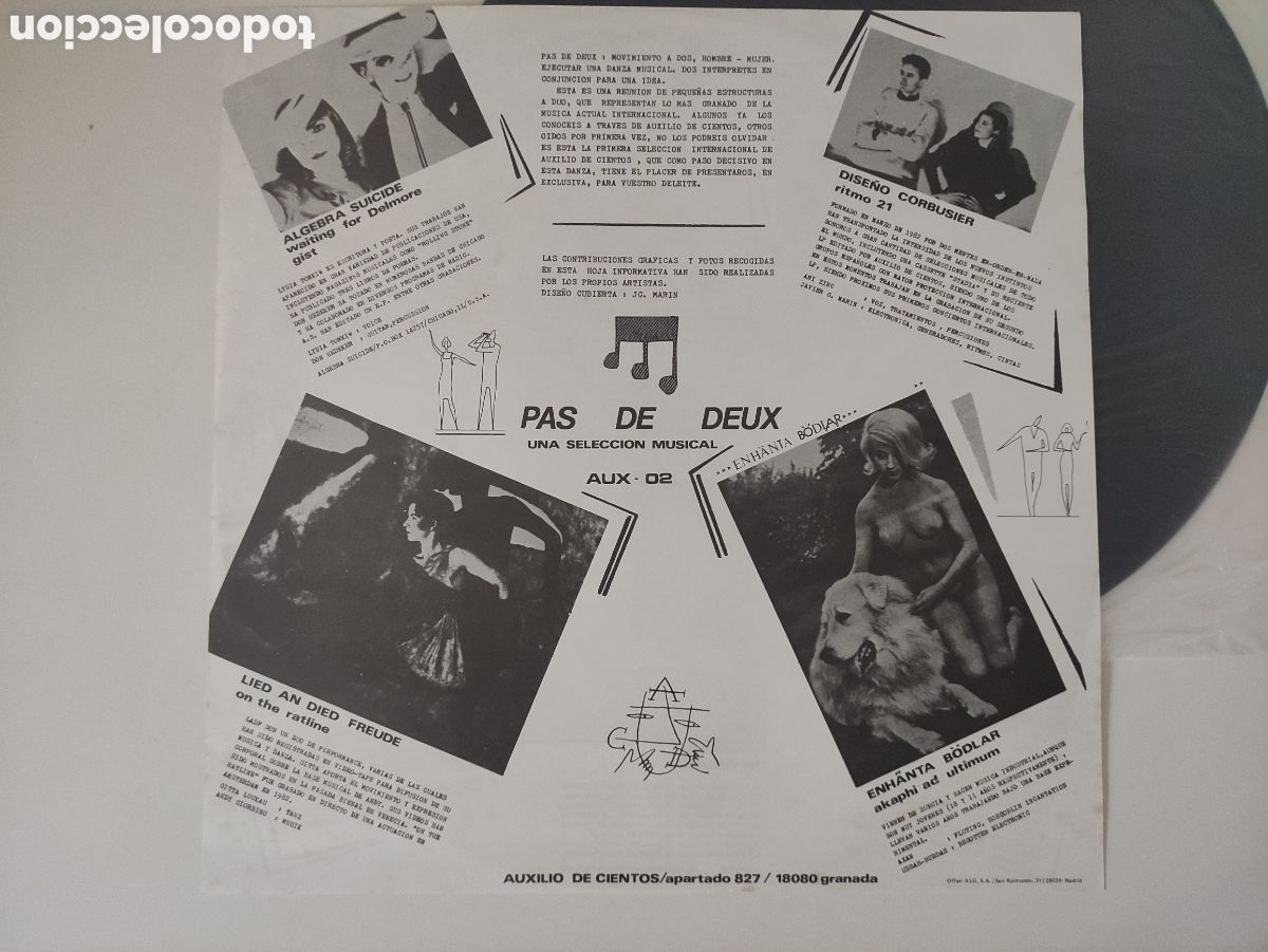 Discos de vinilo: Various &ndash; Pas De Deux - Auxilio De Cientos &ndash; AUX02 - Foto 5