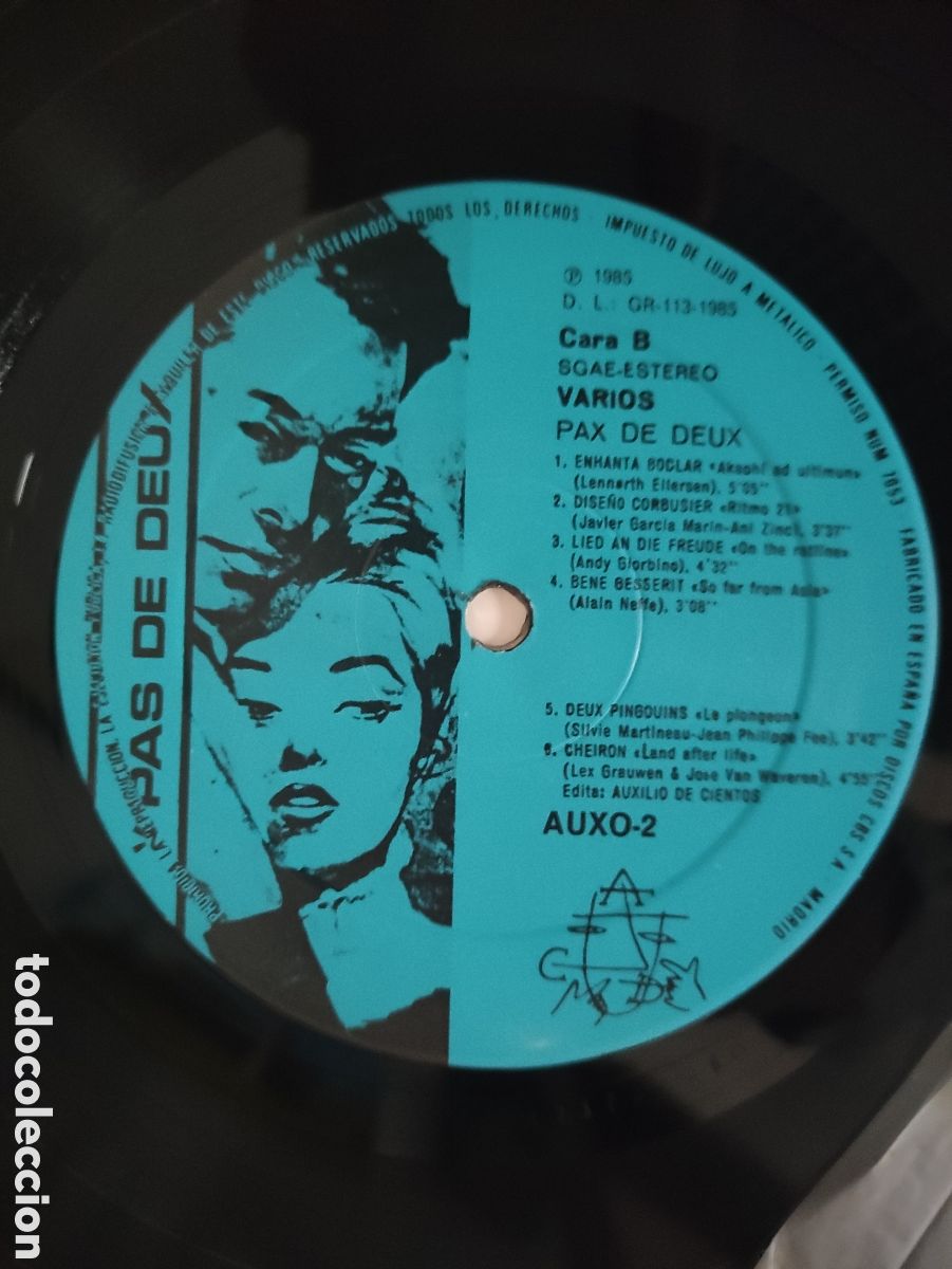 Discos de vinilo: Various &ndash; Pas De Deux - Auxilio De Cientos &ndash; AUX02 - Foto 7