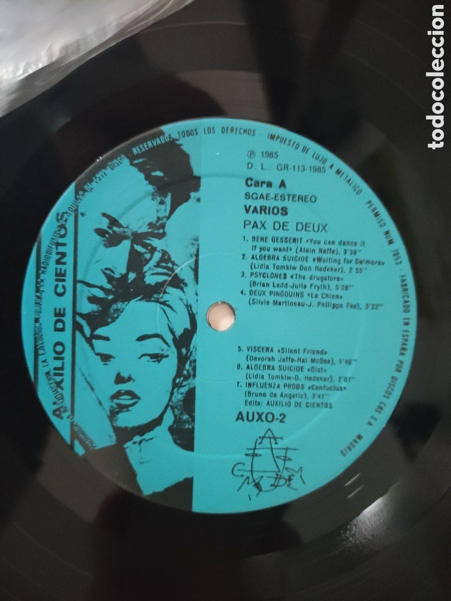 Discos de vinilo: Various &ndash; Pas De Deux - Auxilio De Cientos &ndash; AUX02 - Foto 8