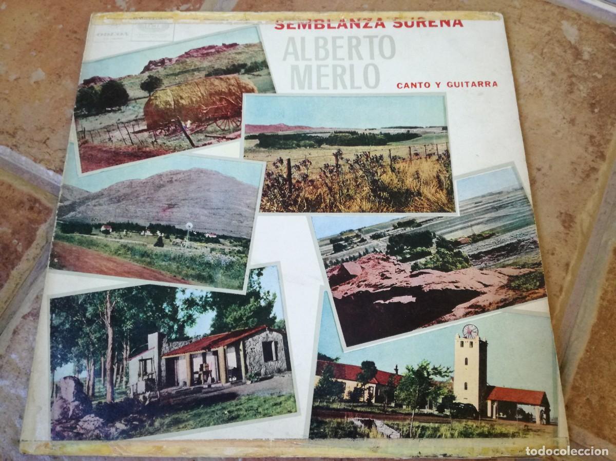 Discos de vinilo: ALBERTO MERLO-SEMBLANZA SURE&Ntilde;A-CANTO Y GUITARRA-EDICION ARGENTINA