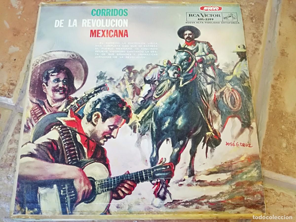 Vinyl records: CORRIDOS DE LA REVOLUCION MEXICANA-EDICION ARGENTINA