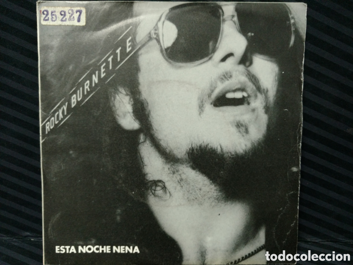 Discos de vinilo: Rocky Burnette - Baby Tonight (7&rdquo;, Single) - Foto 1