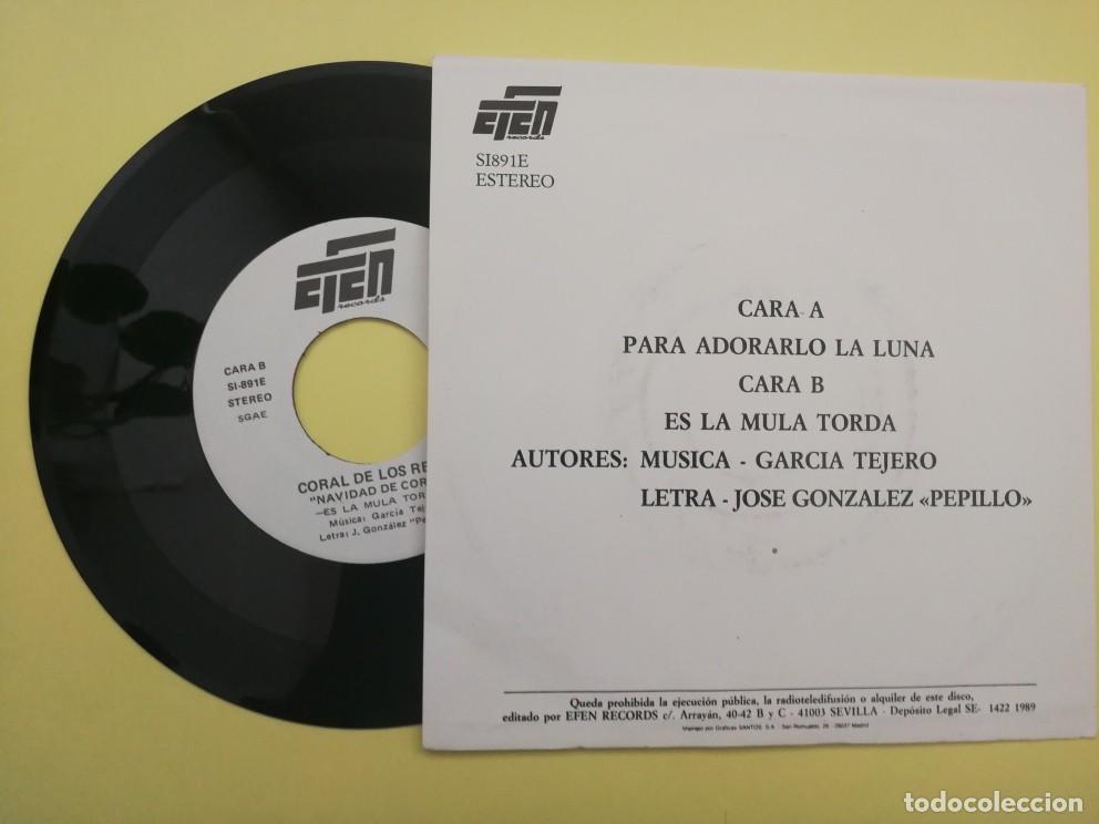 Discos de vinilo: CORAL DE LOS REYES - SINGLE - NAVIDAD DE CORAL - Foto 2