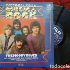 Discos de vinilo: MOODY BLUES LP HISTORIA DE LA MUSICA ROCK Nº 46 NIGHT IN THE WHITE SATIN / SOLO EDT SPAIN, IMPECABLE. Lote 364065151