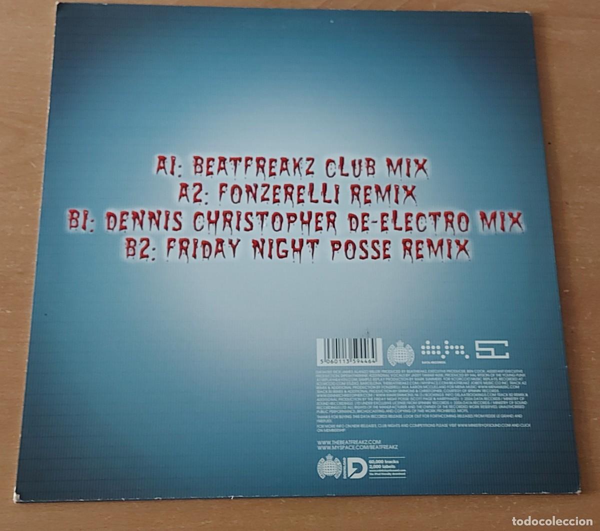 Discos de vinilo: MAXI 12&rdquo; BEATFREAKZ SUPERFREAK DATA RECORDS 2006 UK - Foto 2