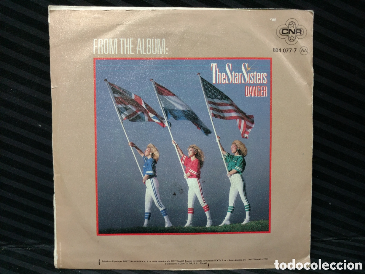 Discos de vinilo: The Star Sisters - Danger = Peligro (7&rdquo;, Single) - Foto 2