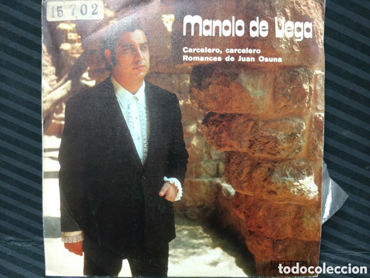 Discos de vinilo: Manolo De Vega - Carcelero Carcelero (7&rdquo;) - Foto 1