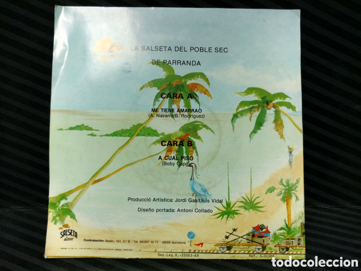 Discos de vinilo: La Salseta - De Parranda (7&rdquo;, Single) - Foto 2